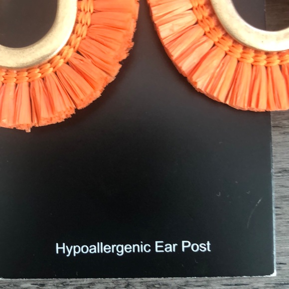 J. Crew orange boho woman’s earrings - Picture 5 of 8